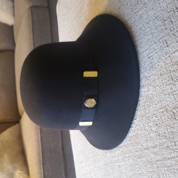Vince Camuto Black Wool Hat - Picture 3 of 6